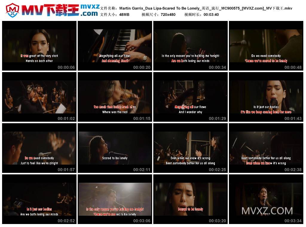 Martin Garrix_Dua Lipa-Scared To Be Lonely_英语_流行_MC900575